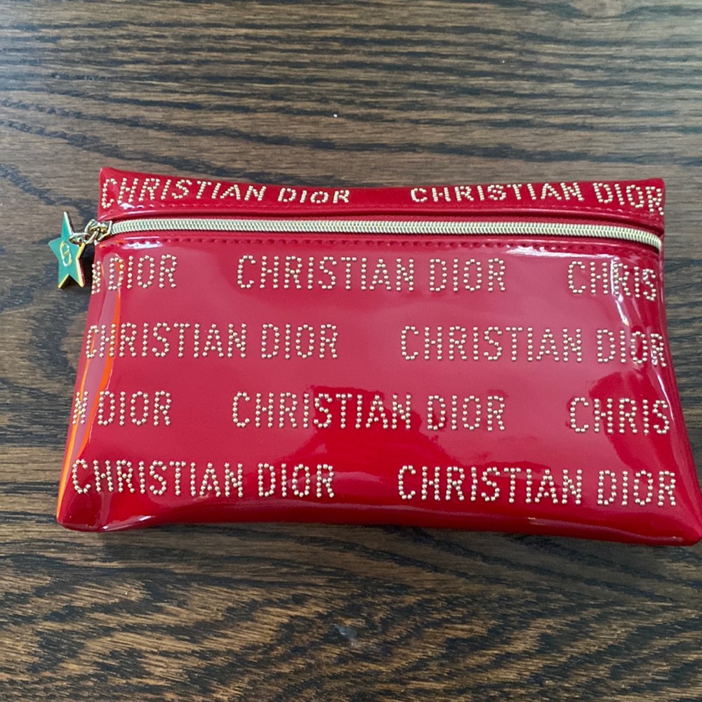 Christian Dior makeup pouch